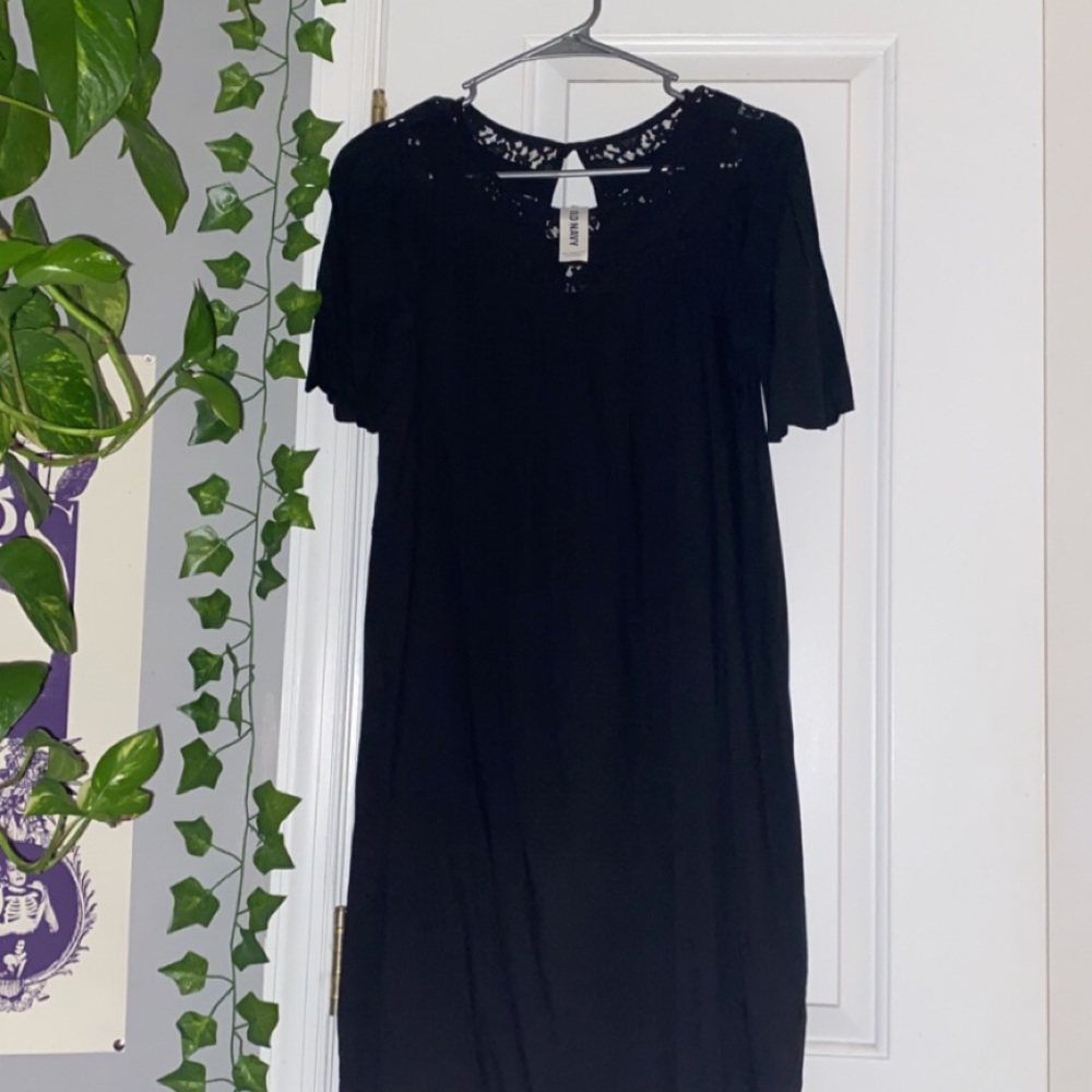 Black Lacy Old Navy Dress, Size XXL